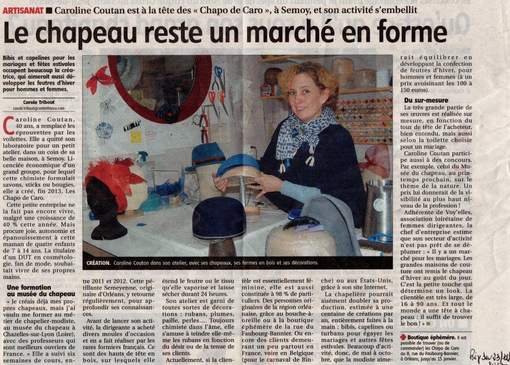 Un bel article dans la Republique du centre